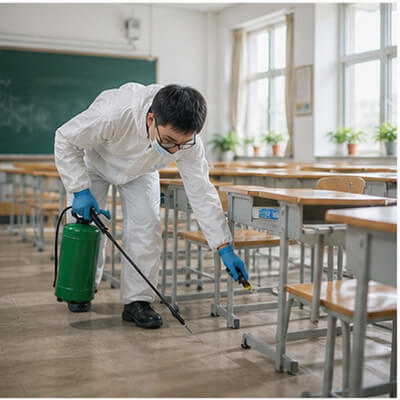 来宾市金秀县幼儿园环境消杀案例